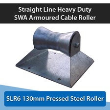 Armoured Cable Rollers Straight Line Heavy Duty SWA Cable Rollers 90mm or 130mm