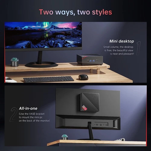 ACEMAGICIAN MINI Gaming PC AMD Ryzen 7 7840HS 5700U 16GB 512GB 4K UHD Micro - Picture 22 of 29