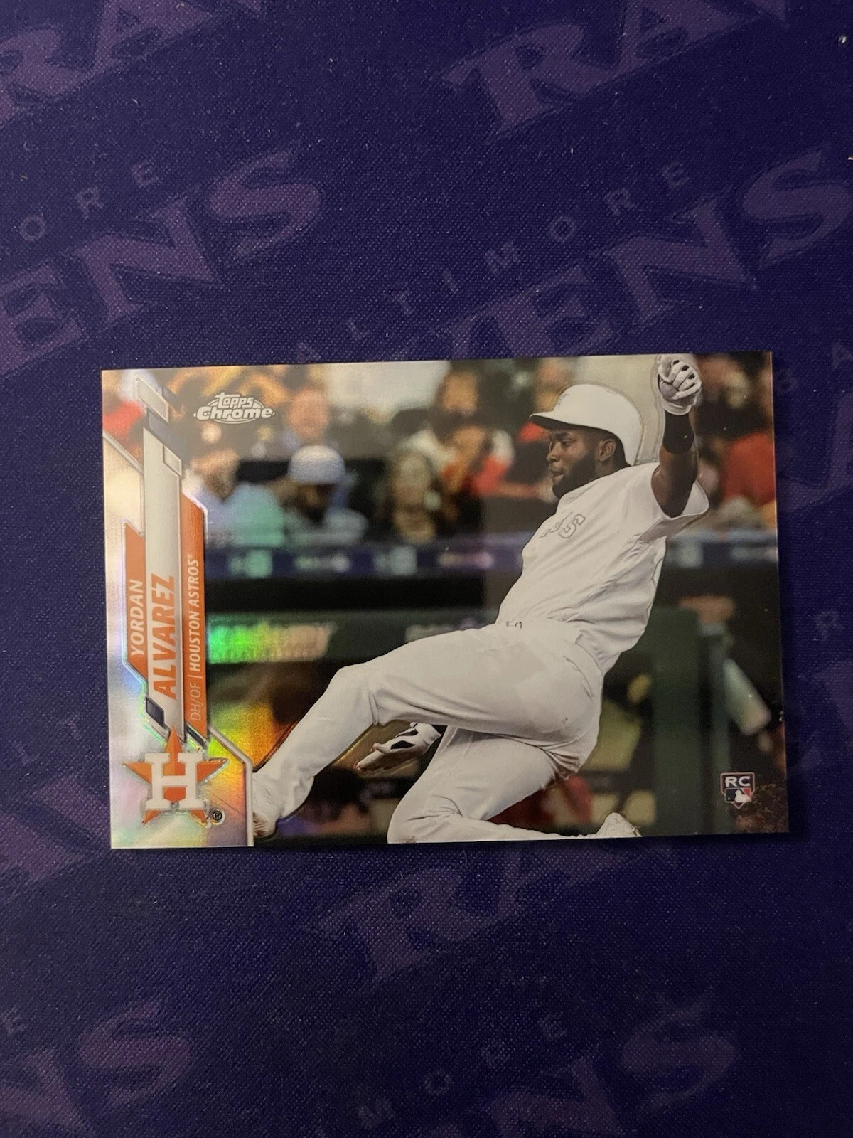 Yordan Alvarez 2020 Topps Chrome Image Variation SP RC Rookie #200 Short Print