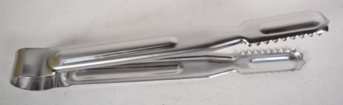 Korean Stainless Steel BBQ Meat Seafood Strong Grip Utility Serving Tongs - Picture 23 of 24