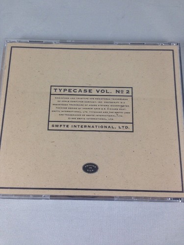 Typecase Vol No.2 Font Foundry Vintage Macintosh Software Truetype & Postscript - Picture 2 of 4