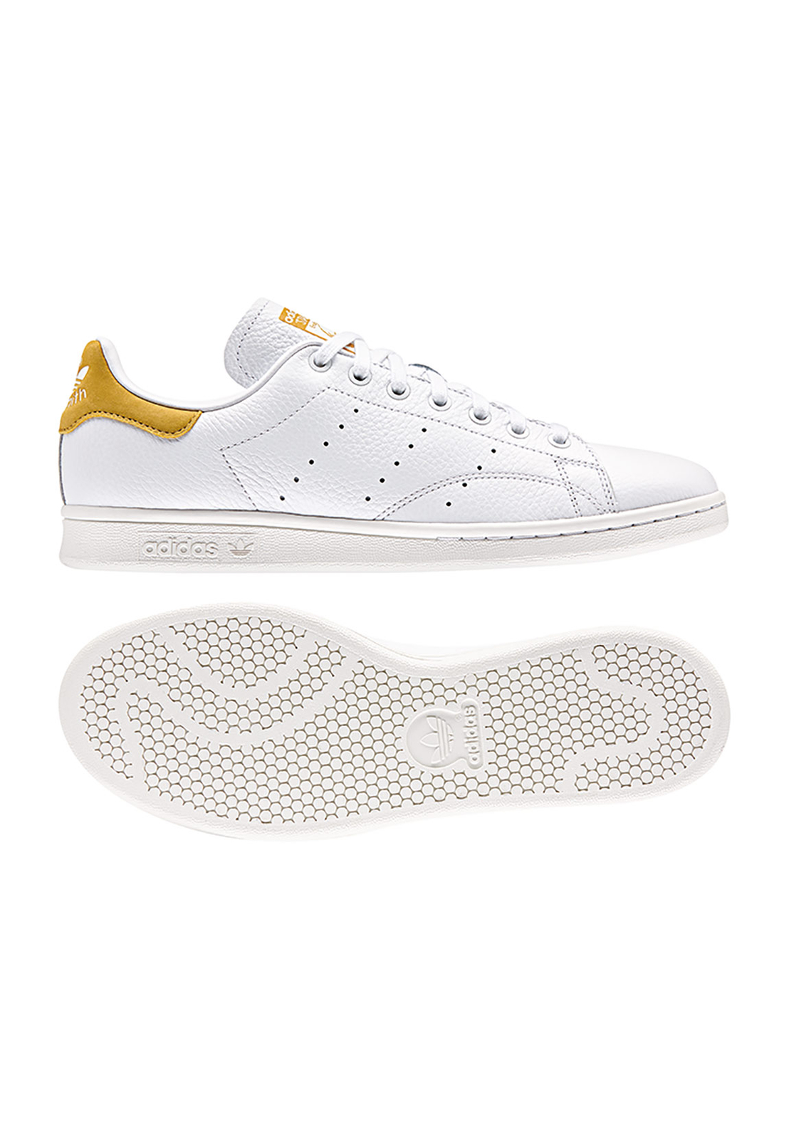 Adidas Originals Trainers Stan Smith BD7437 White Yellow Adidas Originals Trainers Stan Smith BD7437 White Yellow