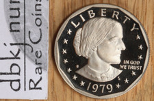 1979 S Susan B Anthony SBA - $1 Dollar Coin - Type 1 - Choice Proof