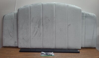 Baxton Studio Mars Modern Contemporary Greyish Beige Fabric King Size Headboard