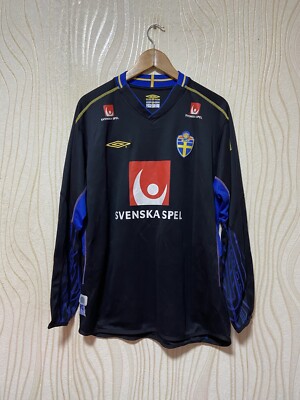 SWEDEN 2003 2004 GOALKEEPER FOOTBALL SHIRT SOCCER JERSEY UMBRO sz