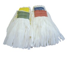 Big White 250g Kentucky Mop Head Colour Coded Semi Disposable Floor Cleaning