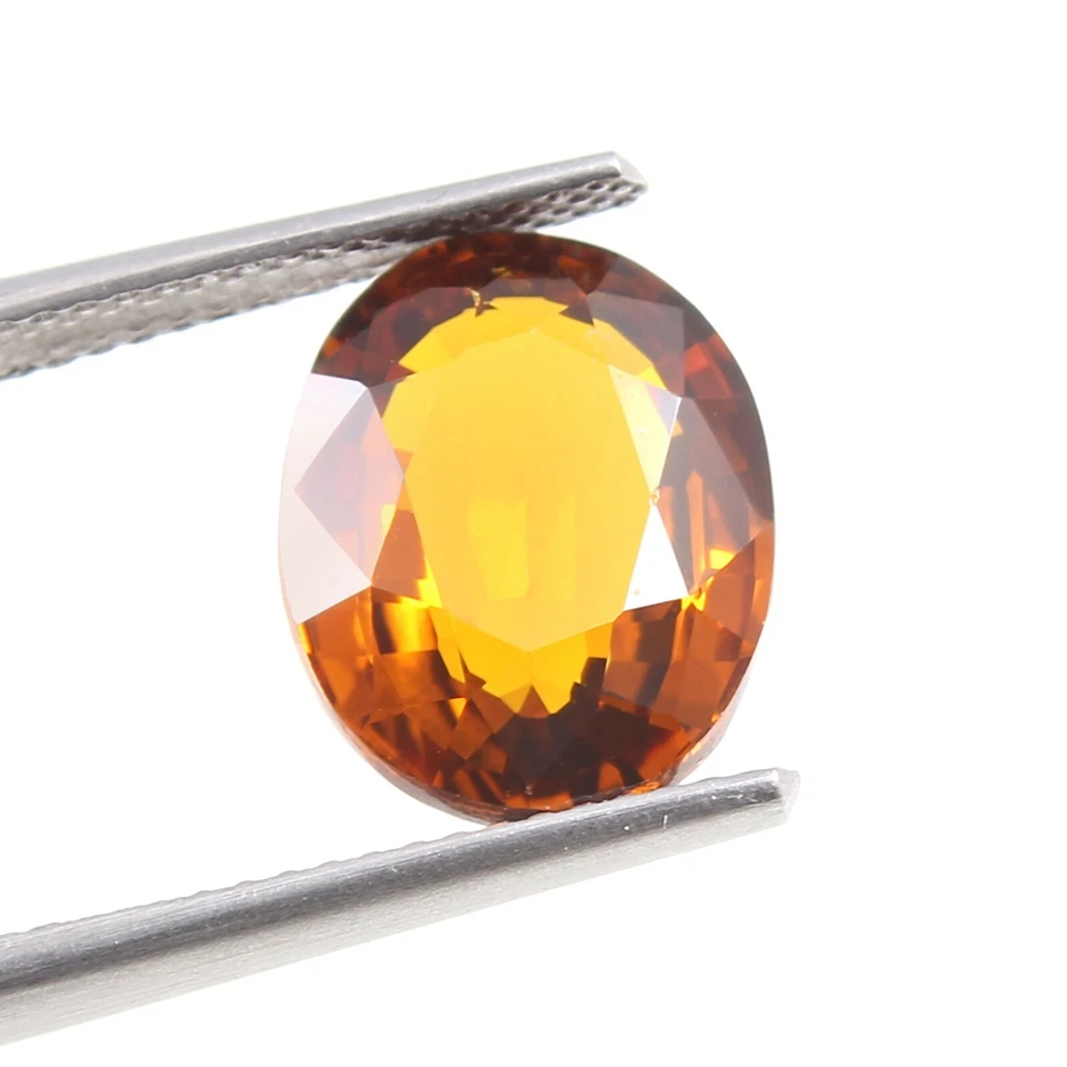 5.75 Ct Natural Flawless Ceylon Fancy Brown Spinel Loose Oval Cut Gemstone - Image 2 of 4