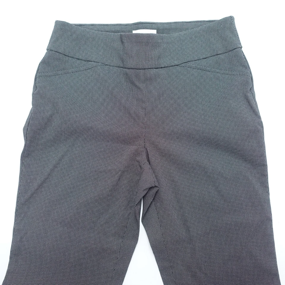 Leggings Charter Club para mujer 8 pequeños grises Cambridge ajustados cintura elástica tirar Foto 3 de 4