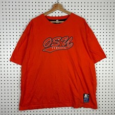 Oklahoma State Cowboys OSU Starter T Shirt Size XL Orange 90s Y2K Stitched Retro