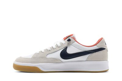 nike sb adversary trainers in summit white gum