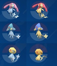 Shiny/Non Shiny Vesprit Tobutz Selfe Lvl 20 6Dv/Ev Max Pokémon Karmesin/Purpur