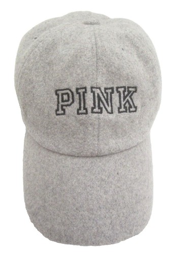 Victoria's Secret Pink Hat Logo Baseball Cap, Weiß Neon, Einheitsgröße