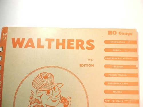 1957 Walthers Reference Manual and Catalog for HO Model Railroaders Toy Trains - Picture 2 of 8
