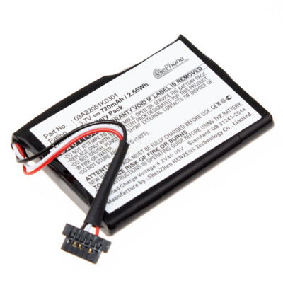 3,7V Akku Li-Ion für Magellan RoadMate 2035 2036 2036-MU - 03A22051K0301 720mAh