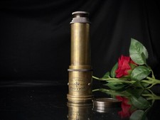 17" Nautical Solid Brass Working Telescope Spyglass Scope With Lens Cover