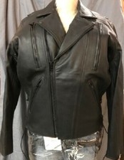 Men's Thick Leather Motorcycle Jacket 785
