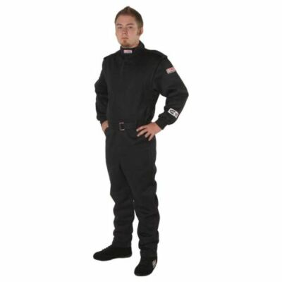 G-Force Racing Gear 4525XLGBK GF525 Driving Suit (Black) - X-Large