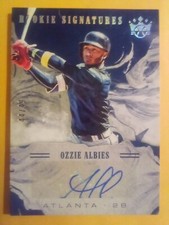 Diamond Kings Ozzie Albies Rookie Signatures Rare And Nice SP Rookie Auto #44/49