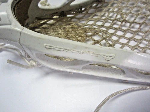 VINTAGE STX OCTANE WHITE MENS LACROSSE STRUNG LAX HEAD STICK