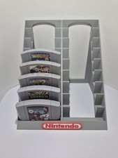 Nintendo 64, N64 18 Cartridge Display Stand, 3D Printed
