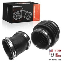 2 Engine Air Intake Hose Tube W/Clamps fits DOHC, 6Cyl 3.5L Compatible