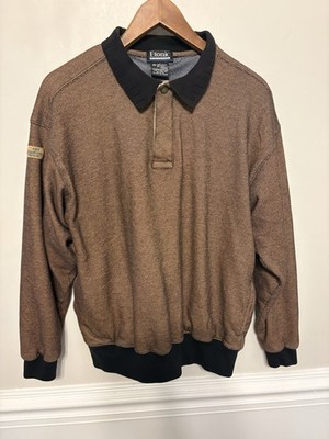 Vintage Etonic Gore Windstopper Golf Pullover Windshirt Jacket Large Plaid