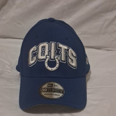 New Era 39THIRTY Indianapolis Colts NFL Blue Flex Fit Cap Hat M/L