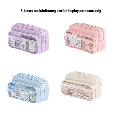 Multifunction Stationery Storage Bag Pencil Storage Bag Ballpoint Pen Pencil Bag