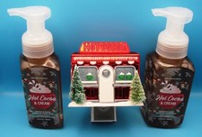 Bath  Body Works HOT COCOA  CREAM Foaming HAND SOAP  WALLFLOWER Stand PLUG-IN