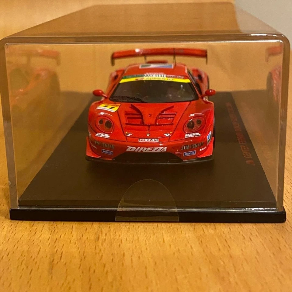 Modellino auto EBBRO 1/43 Jim Center Ferrari Dunlop SUPER GT300 da... - Immagine 2 di 4