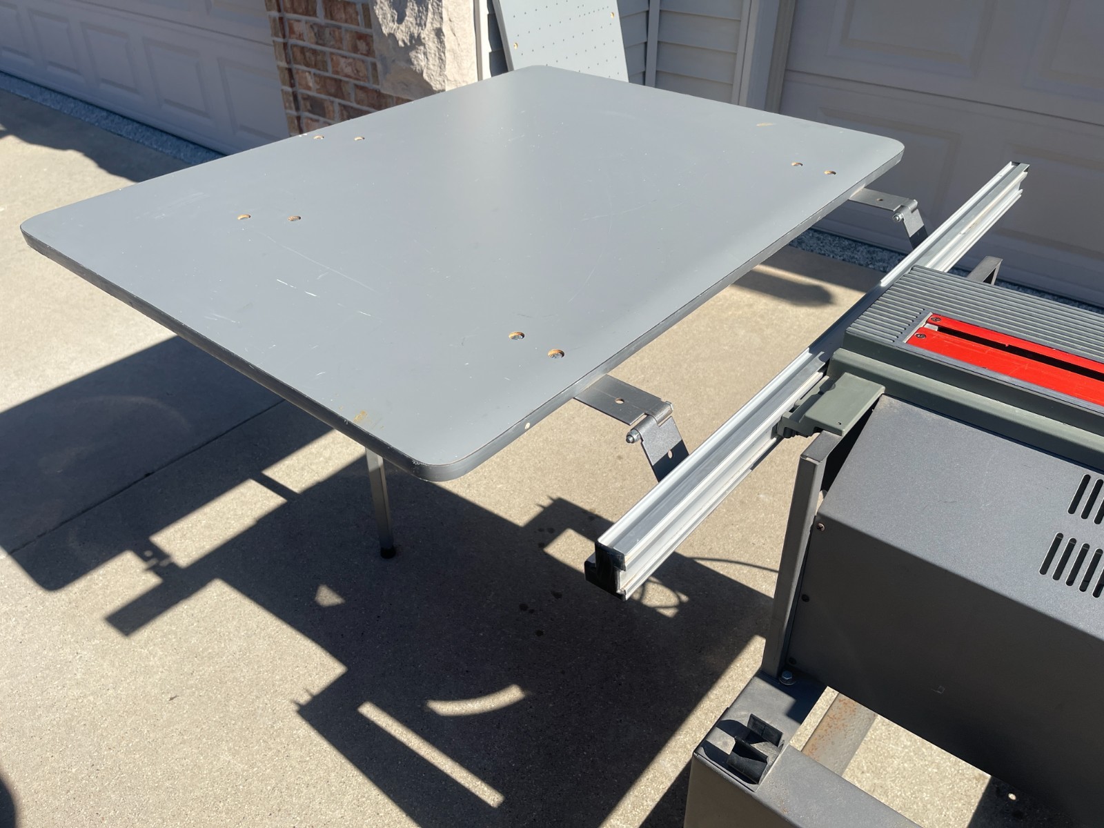 READ Ryobi Table Saw BT3000 BT3100 Quick Fold Extension Outfeed Table #4730310