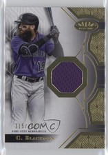 2023 Topps Tier One Tier One Relics B 315/400 Charlie Blackmon #T1R-CB 0t2