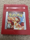 1999 Red Version Pokémon Vintage - Nintendo Game Boy - Tested Working