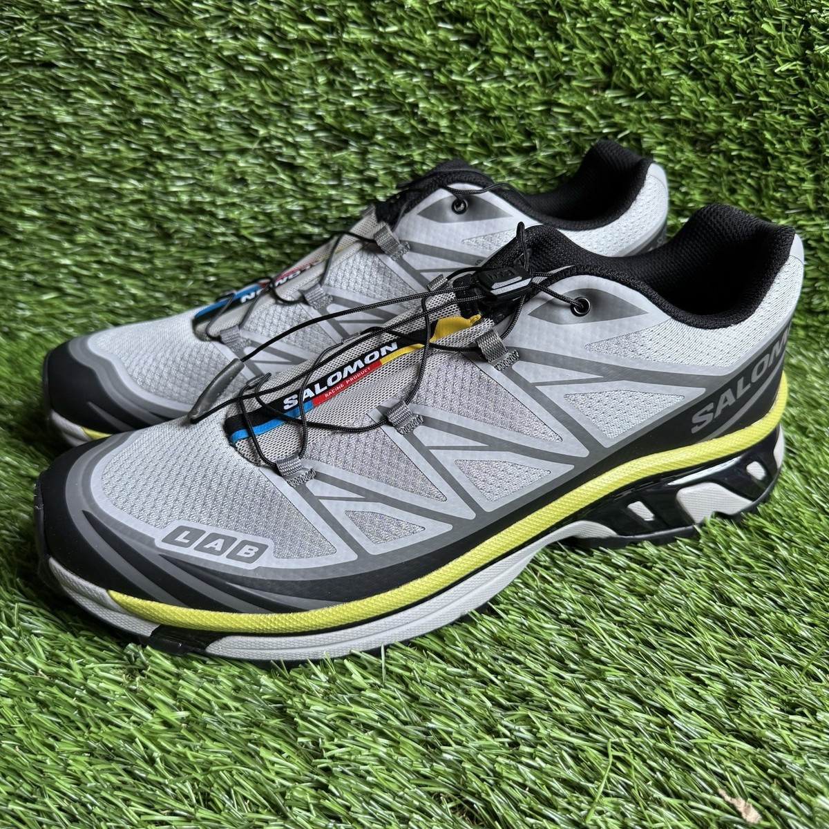 Size 13 - Salomon XT-6 Mens Shoes Sneakers Alloy Black 