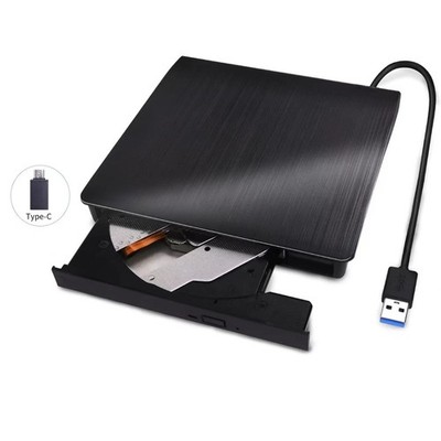 External CD DVD Drive USB 3.0 Player Burner Writer Fit PC Laptop Windows MacOs