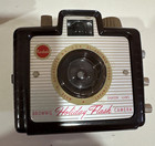 Eastman Kodak Brownie Holiday Flash Camera Dakon Lens w/Strap Midget Flashholder — photo 4