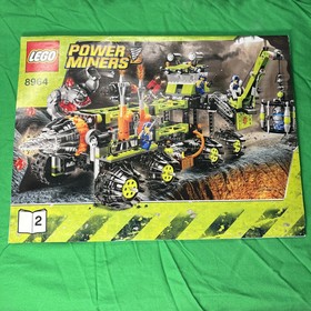 Lego Titanium Command Rig 8964 Power Miners 100% Complete Set 5 Minifigures Toy