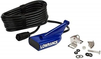 Lowrance HDI Skimmer Med/High/Chirp/DownScan 9-Pin 15Ft & Blue Housing USED