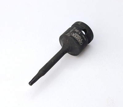 Draper Expert T20 Torx driver long deep impact socket 1/2'' dr. drive TX20 T-20