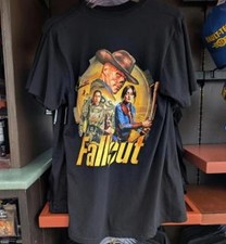 Authentic Universal Halloween Horror Nights  2025 Fallout Black T-Shirt XL NWT