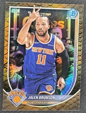 2025-26 Bowman Basketball Chrome Jalen Brunson Reptilian #BCV-62 Knicks