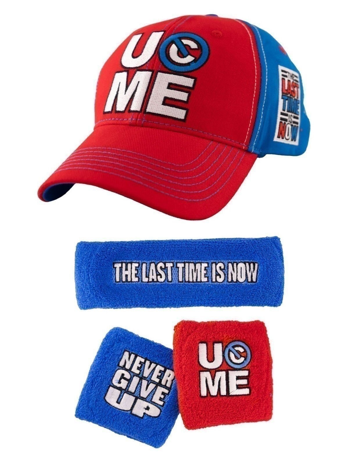 John Cena Last Time Is Now Farewell Tour Baseball Hat Wristband Combo