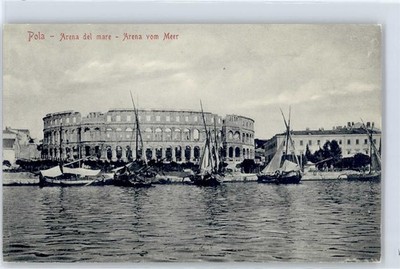 51305208 - Pula Arena del mare, Arena of the Sea, Boats Pula / Pola