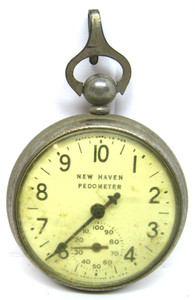 Vintage New Haven Pedometer, New Haven Clock Co., UNTESTED