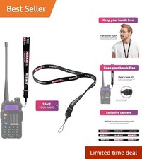 Waterproof Baofeng Lanyard: Stylish Quick-Release Neck Strap for Ham Radio Users