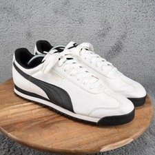 Hombre Puma Roma 24 Estándar Puma Blanco-Puma Negro (3968 01)