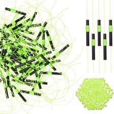 100 Fishing Bobber Float Stops with Beads