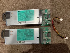 HP Server 1200W Server PSU DPS-1200FB-A with breakout board (set of two)