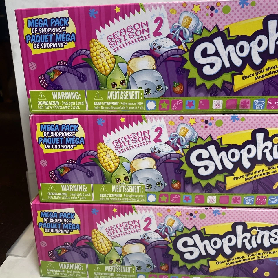 NUEVO Shopkins Temporada 2 RETIRADO 20 mega paquete sellado RARO ERGSB UN PAQUETE QUE ELIJO Foto 2 de 4