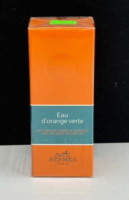 NEW Hermes Eau D'Orange Verte Hair And Body Shower Gel 2.7 oz NIB